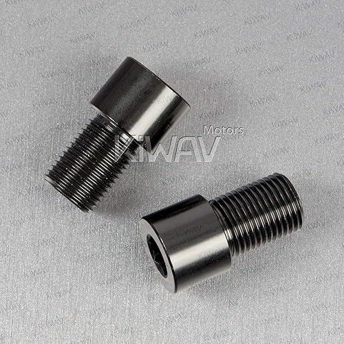 Miniatura 3 de KiWAV Adaptadores de extremo de barra de motocicleta compatibles para Yamaha MT FZ XSR TMAX