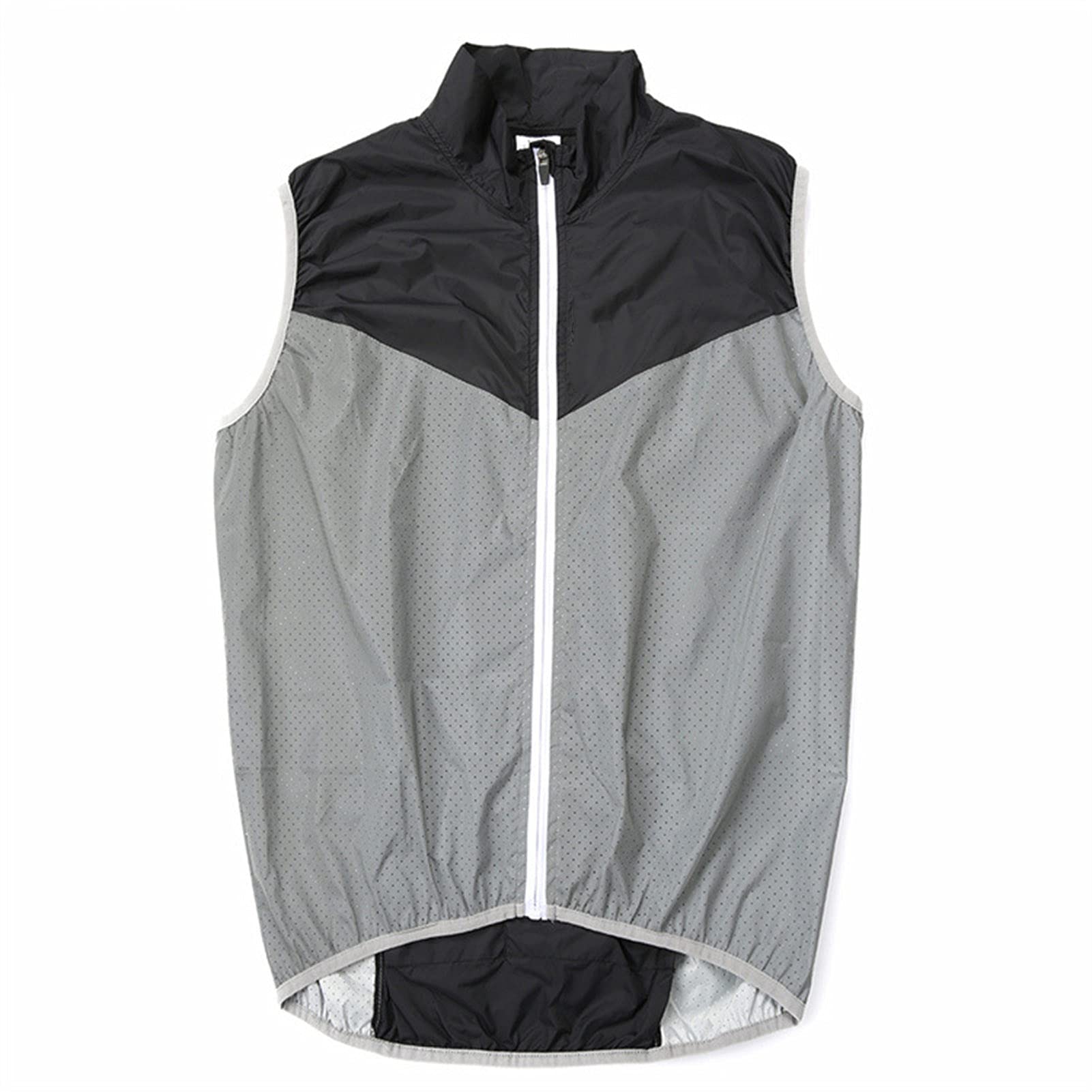 KAISUN Chaleco de Ciclismo Sin Mangas para Hombres y Mujeres Transpirable Reflectante Ciclismo Chaqueta para Correr Deportes Al Aire Libre