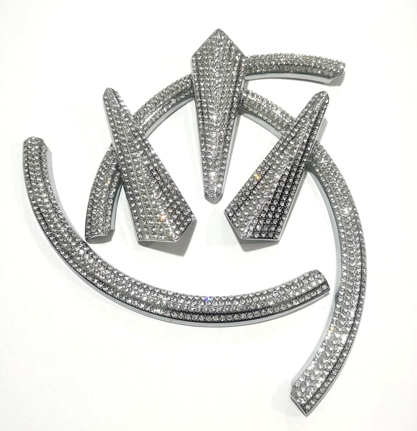 Front Emblem Bling Accessory Compatible with Mercedes Benz GLC GLE GLB GLS glc260 300 gle350 450 Coupe Series 2016-2026 Rhinestone Decal