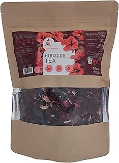 زهور كركديه مجففة من بيوحياة بنكهة الكركديه الطبيعية، عبوة 150 جم