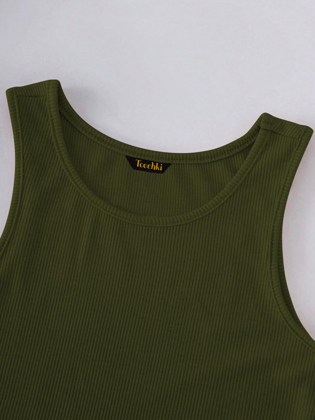 Toochki Maglietta corta da donna, in cotone, stile casual, stile occidentale