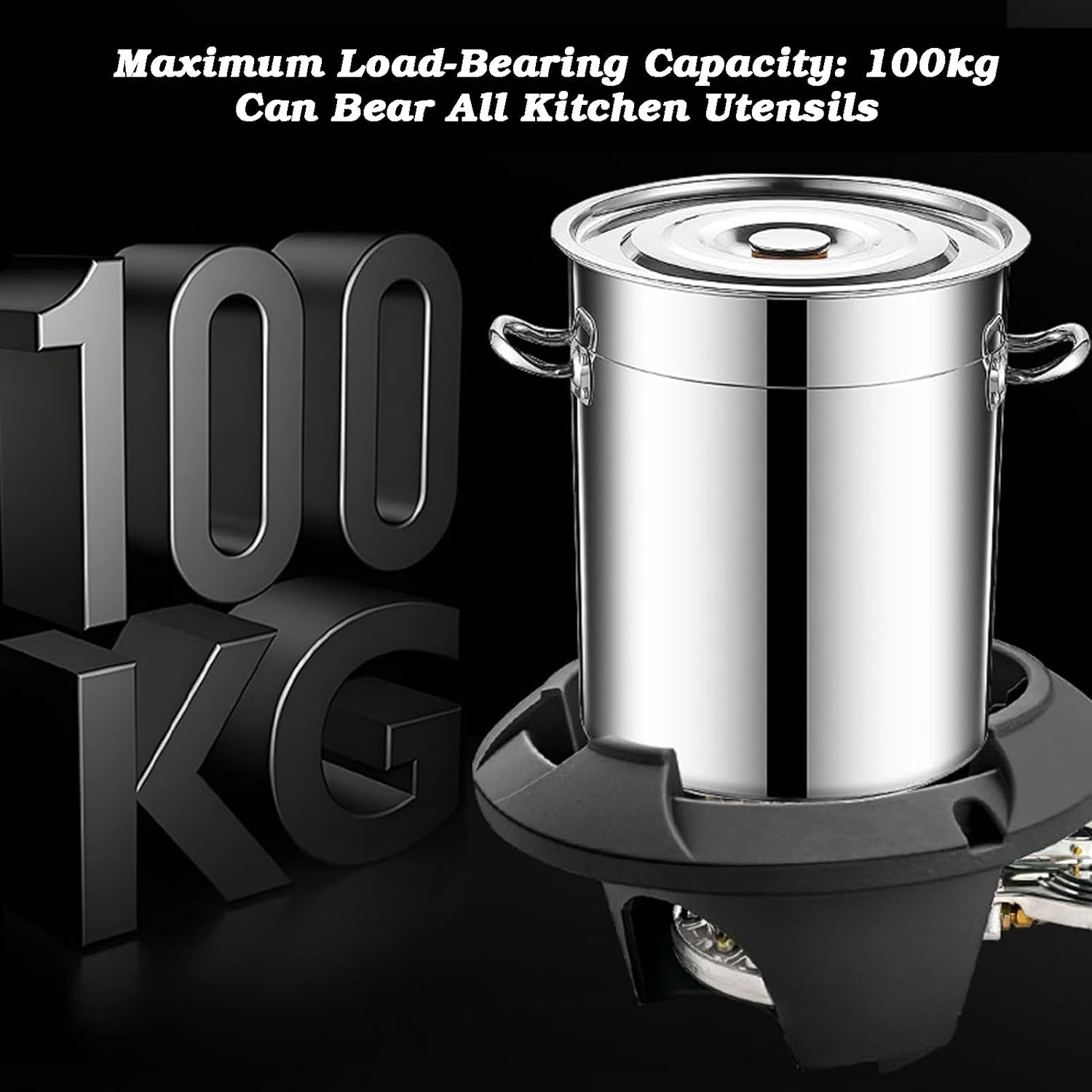 18KW Commercial Gas Stoves,1 Burner Hob,Restaurant Energy-saving Tabletop,NG/LPG Source Kit,with Flameout Protection,for Outdoor Cooking(Lpg,12 cavities)