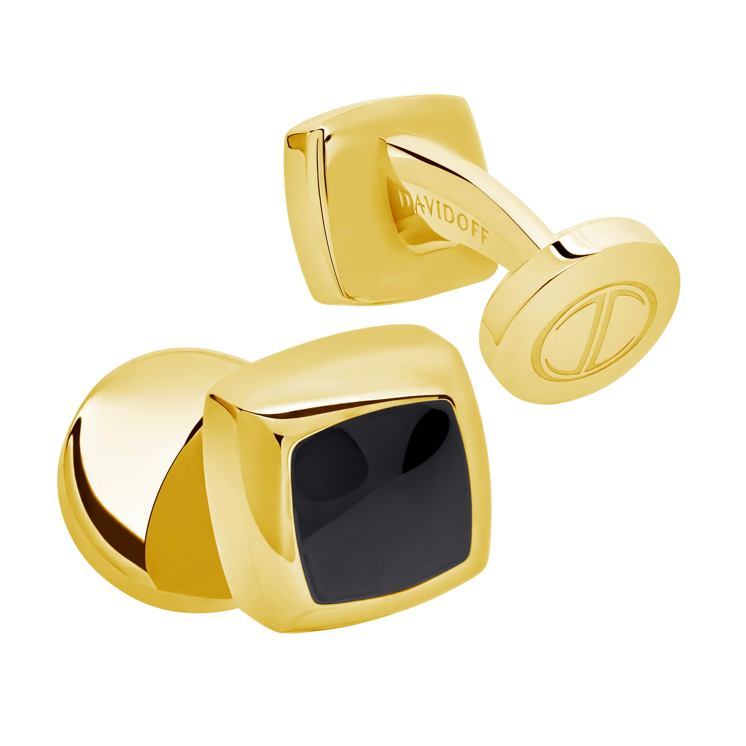 DAVIDOFF ESSENTIALS Cufflinks - Mini Gemelos para hombre - gemelos para camisas fabricados en latón – accesorios de hombre para bodas y eventos
