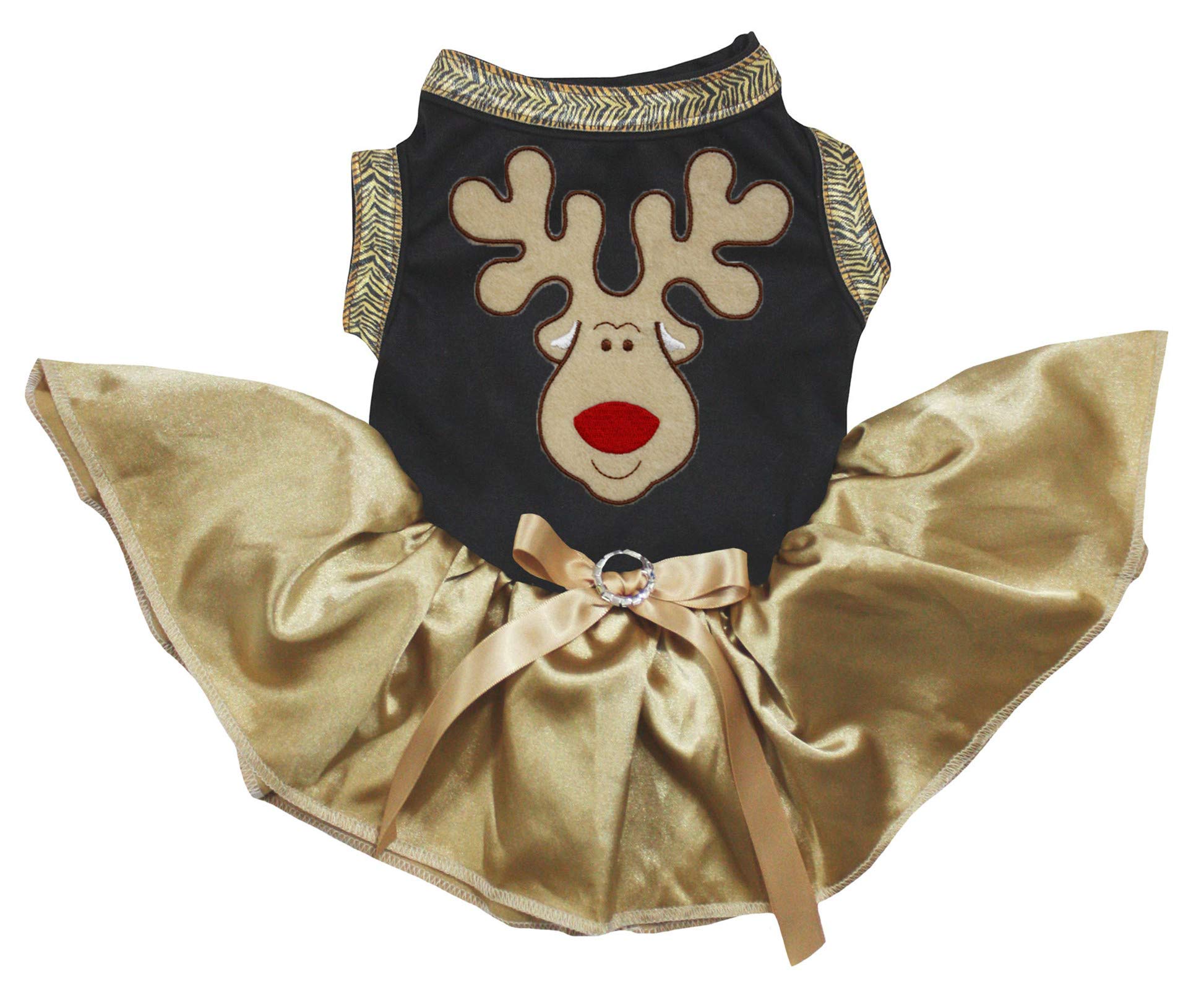 Robe pour chien avec motif renne S parfaite pour le réveillon de Noël