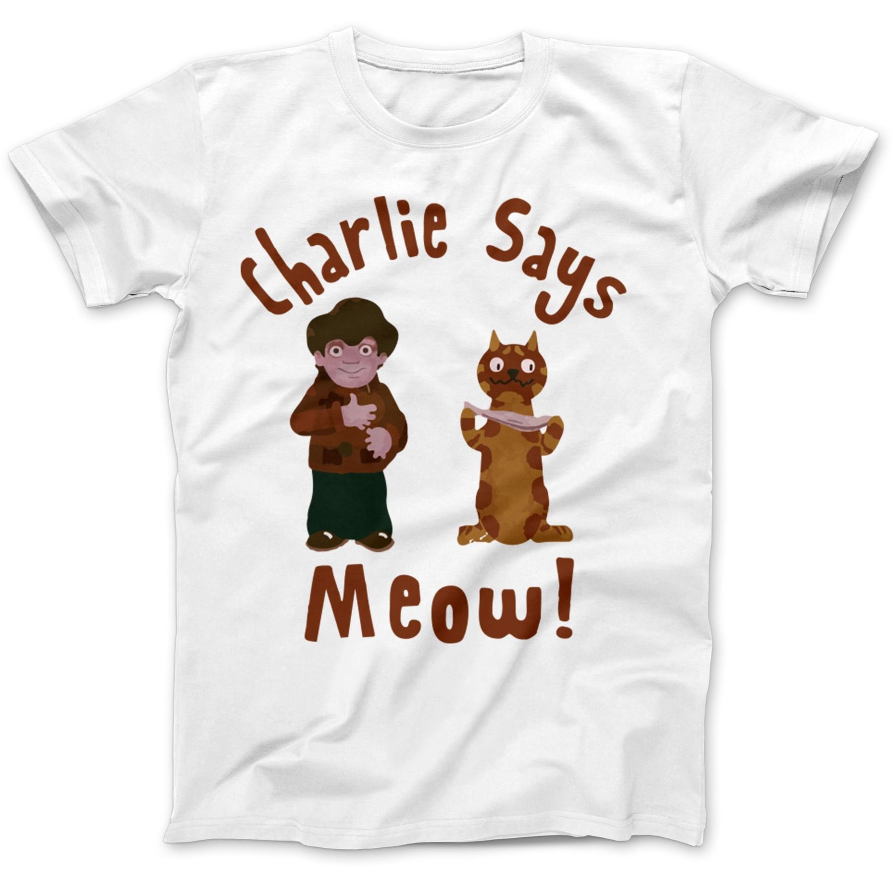 Bees Knees TeesCharley Says Meow T-Shirt