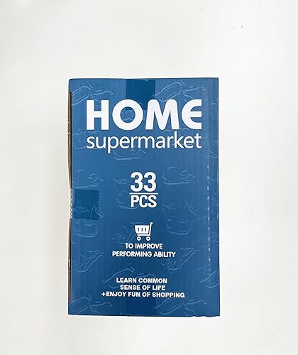 Miniatura 9 de Juego de caja registradora de juguete de simulación, juego de cajero de compras, con máquina de tarjetas escáner, juguete, alimentos, frutas, juego