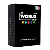 The World Game Gioco di Carte Geografia – Gioco da Tavolo Educativo per Bambini, Famiglie e Adulti – Un Gioco di Società per Ragazzi e Ragazze sul Mundo – In Italiano