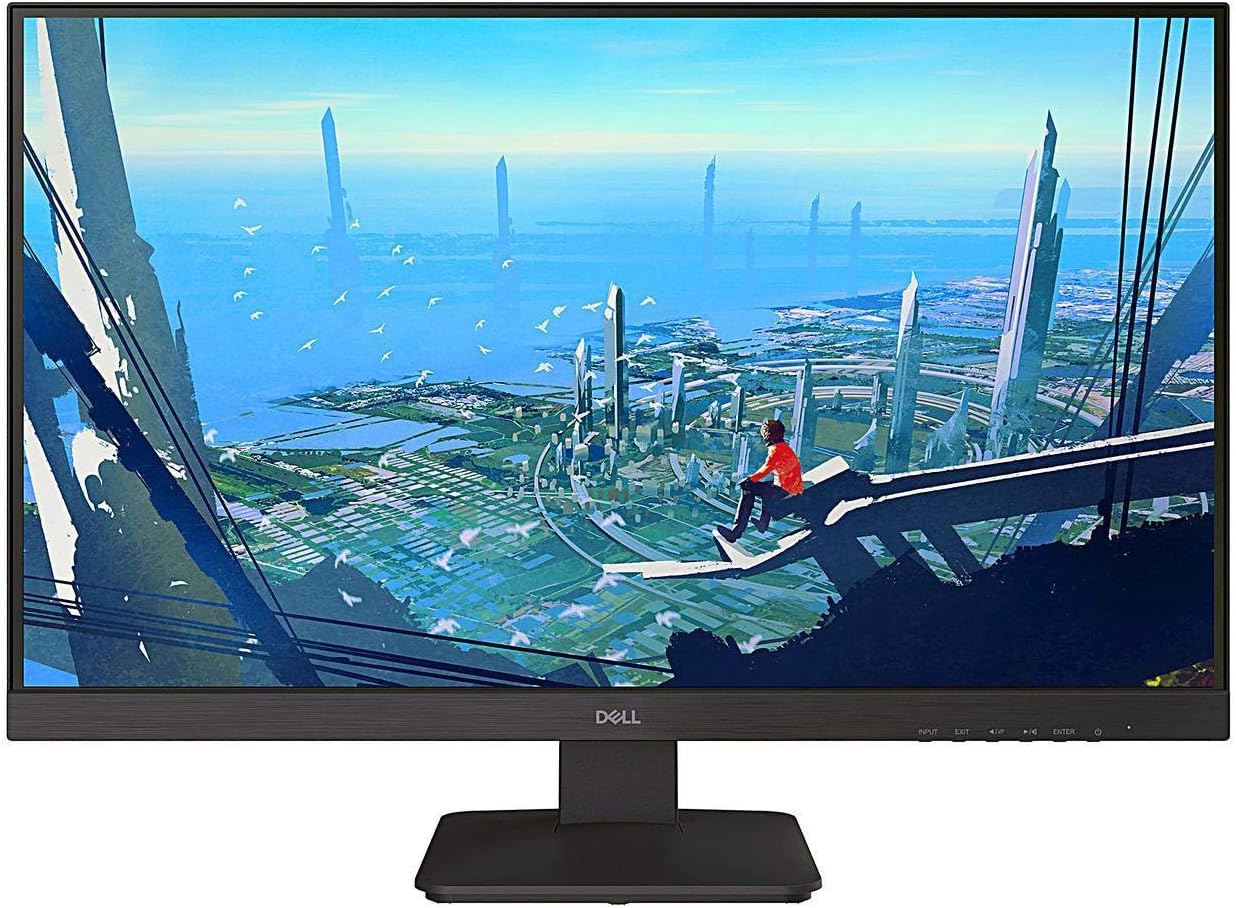 Dell Gaming LED-Lit Monitor 27" Black (D2719HGF), FHD (1920 x 1080) at 144 Hz, 2 ms response time, DP 1.2, HDMI, USB, 2W x 2 speakers, AMD FreeSync