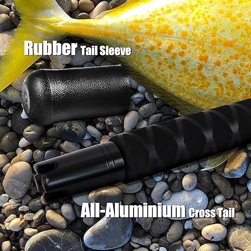 Miniatura 5 de Fiblink Caña de pescar de pesca de arrastre de 1 pieza/2 piezas para agua salada, caña de caza grande en alta mar y barco convencional (6'/6'6"/7')