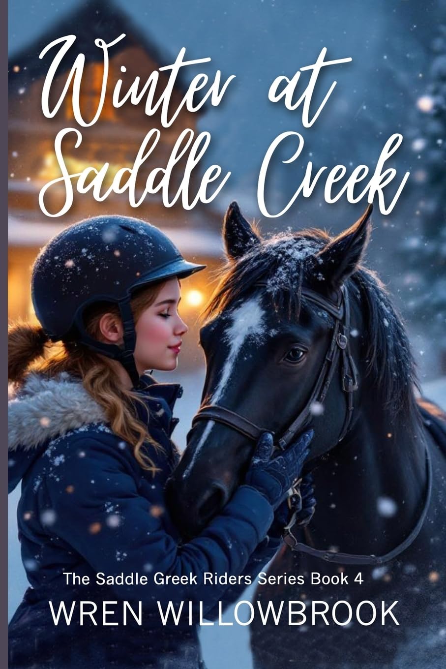 Winter at Saddle Creek (friendship healing horse book): A Fast-Paced Horse Barn Storm Adventure for Young Riders and Horse Lovers: 4 (The Saddle Creek Riders)
