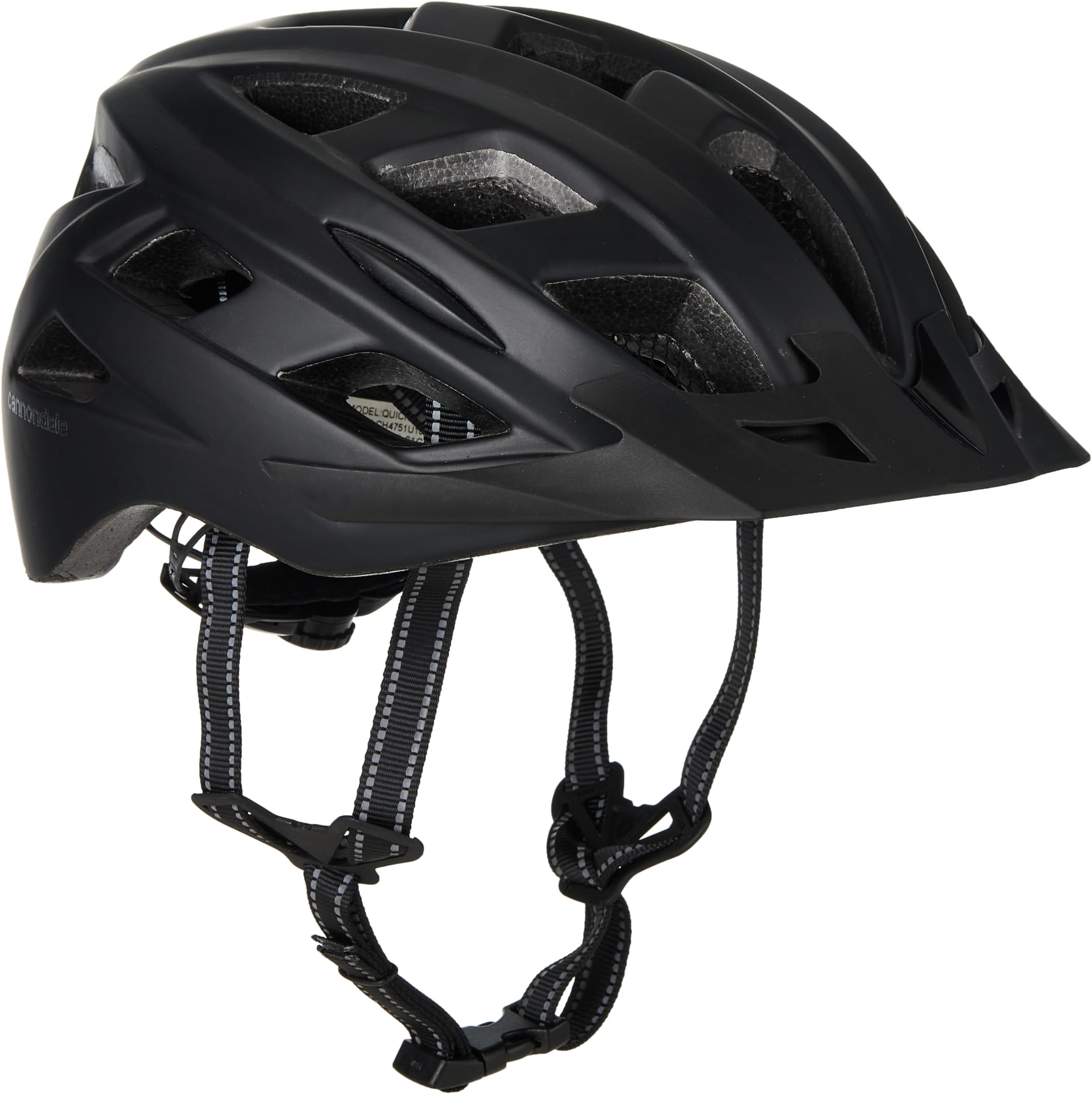 Quick Adult Bike Helmet – Sleek Lightweight Urban Cycling Helmet with 19 Air Vents & Easy-Fit System | Black | Large/X-Large