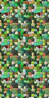 Windowpix 24 x 48 Aspen Revival Pattern Window Film Static Cling Film UV Filtering Energy Saving