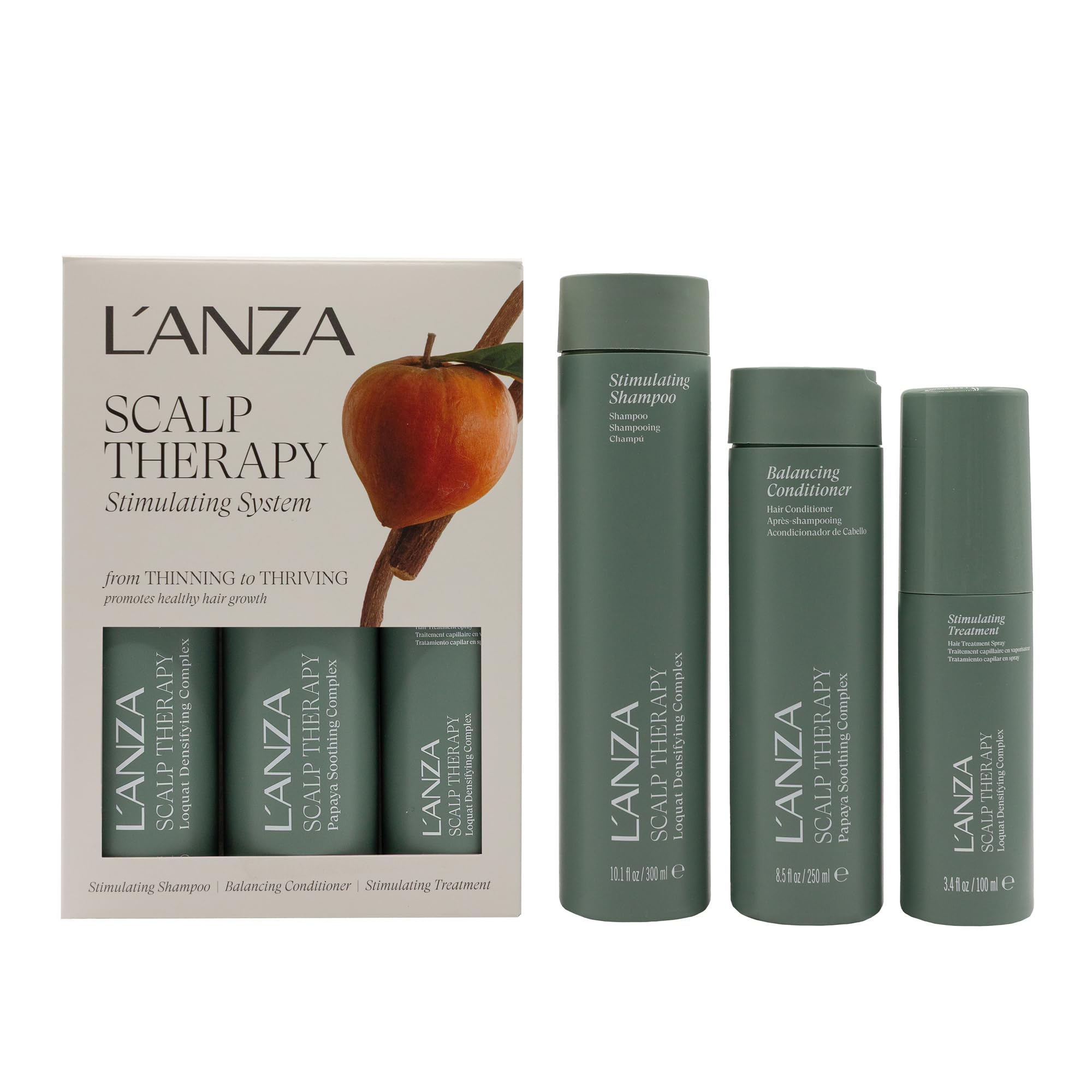 Amazon.com: L'ANZA Scalp Therapy Hair Kit - Shampoo, Conditioner