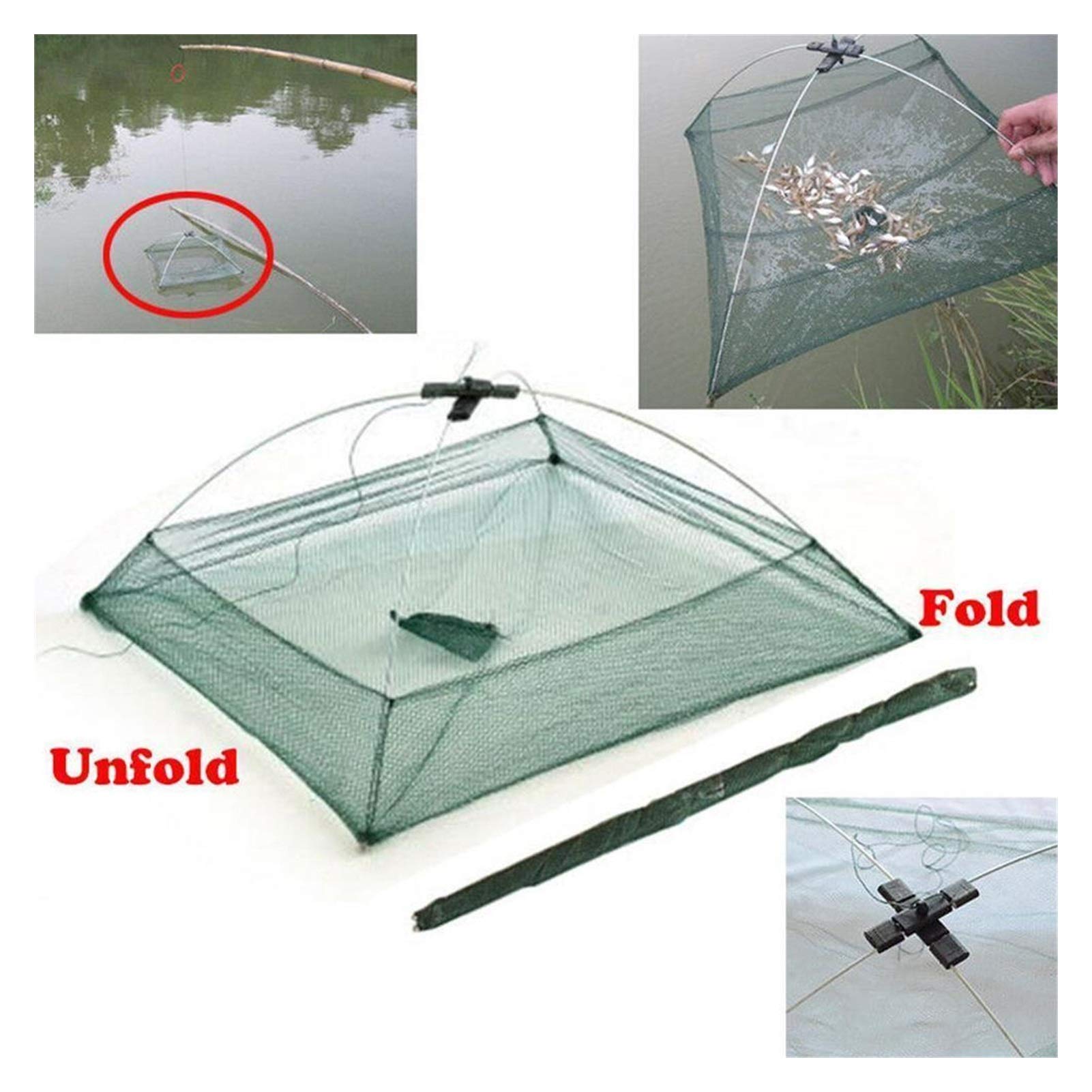 Amazoncom Qualyqualy Foldable Fishing Net Landing Fishing Pier Nets