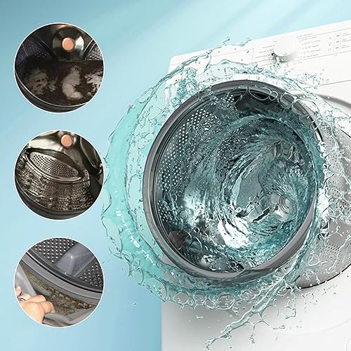 Miniatura 4 de Paquete de 24 pastillas limpiadoras para lavadora, suministro de 1 año para cargador frontal y lavadora de carga superior, tabletas limpiadoras de