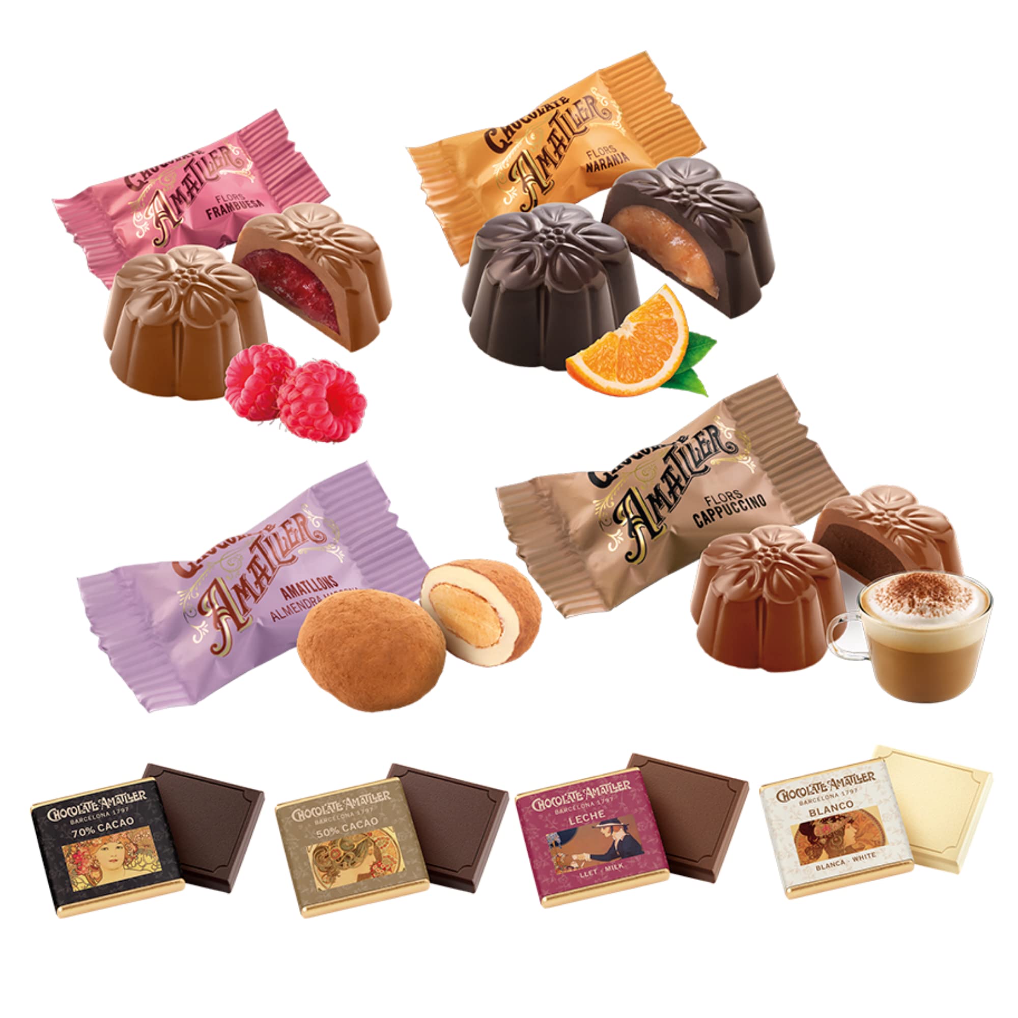 Chocolate Amatller Regalo Original Caja Metálica 244gr Variados