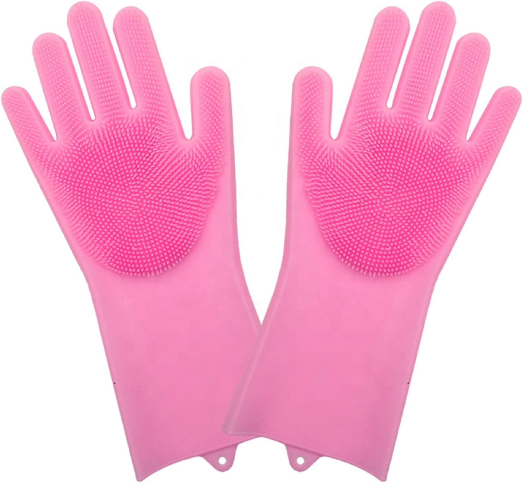 SVK Dream Magic Silicone Heat Resistant Gloves with Wash Reusable Brush Kitchen Tool (Standard, Multicolour)