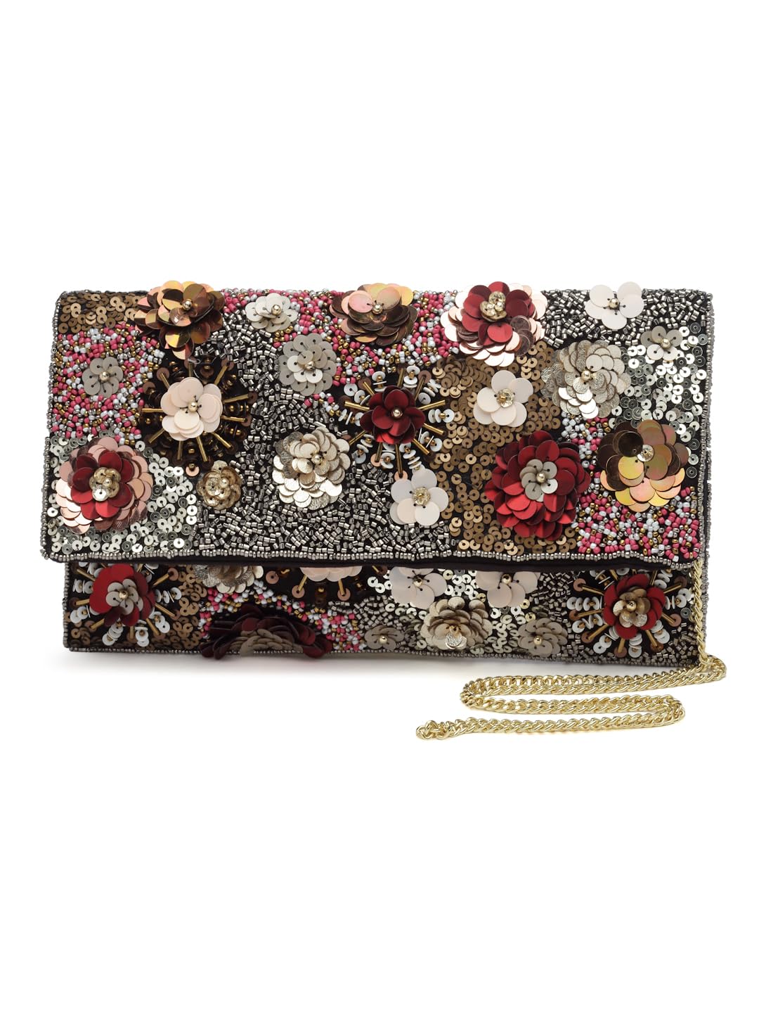 Anekaant Ghoomar Black & Multi Floral Embellished Canvas Sling Bag (B0CD3T83JP) Amazon Price History, Amazon Price Tracker