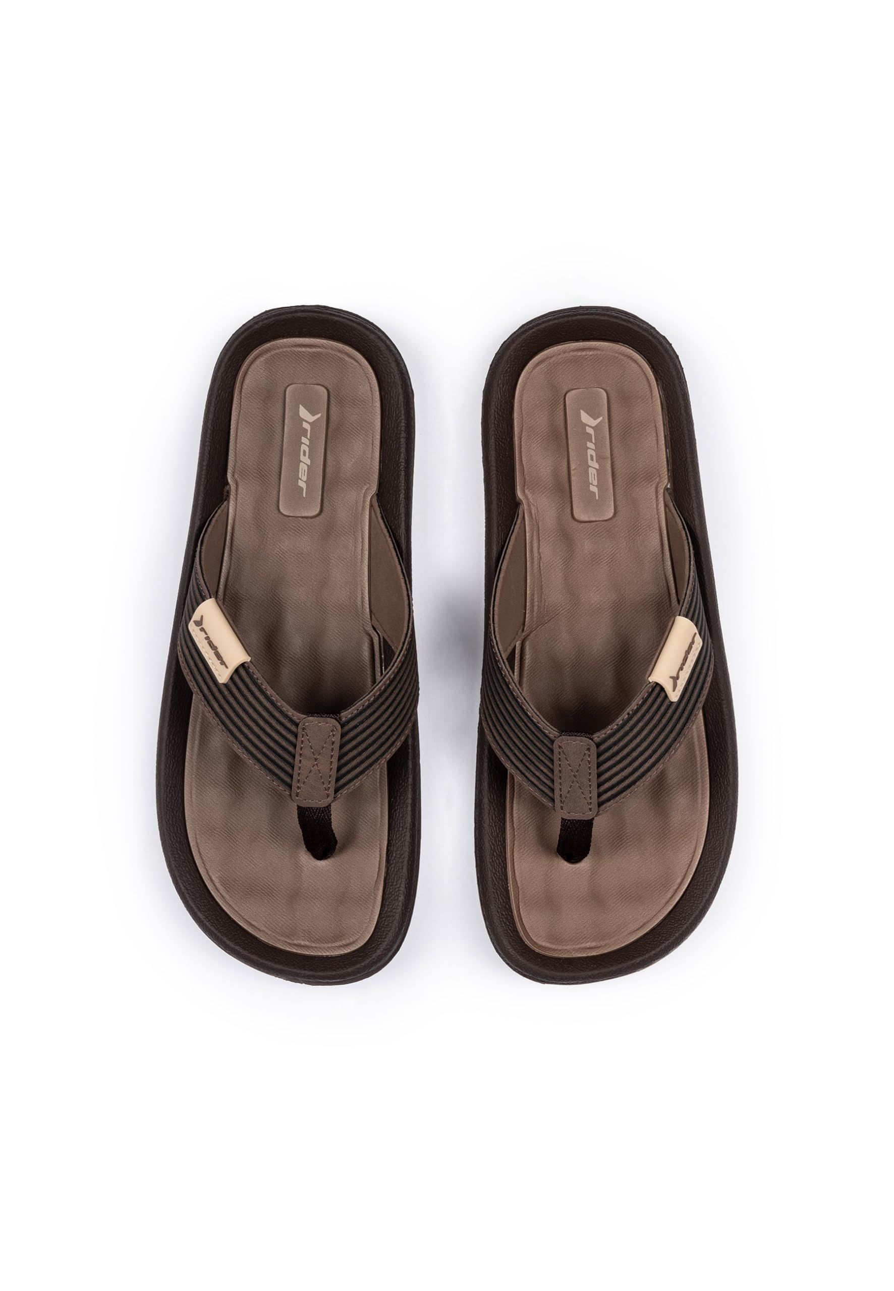 RIDER DUNAS VII AD - Flip Flop für Herren - bequem - rutschfest, BROWN/BROWN/BEIGE, 43