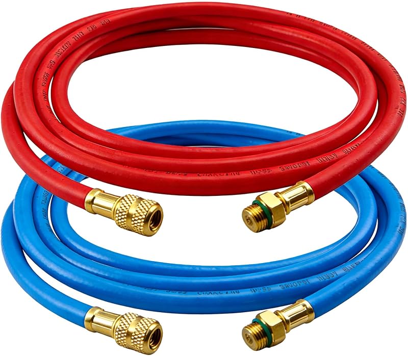 Conjunto de mangueiras Enviro-Guard 34722 R-134a SMZTools para Robinair 34788, 34288 e 34134Z – 1 conjunto