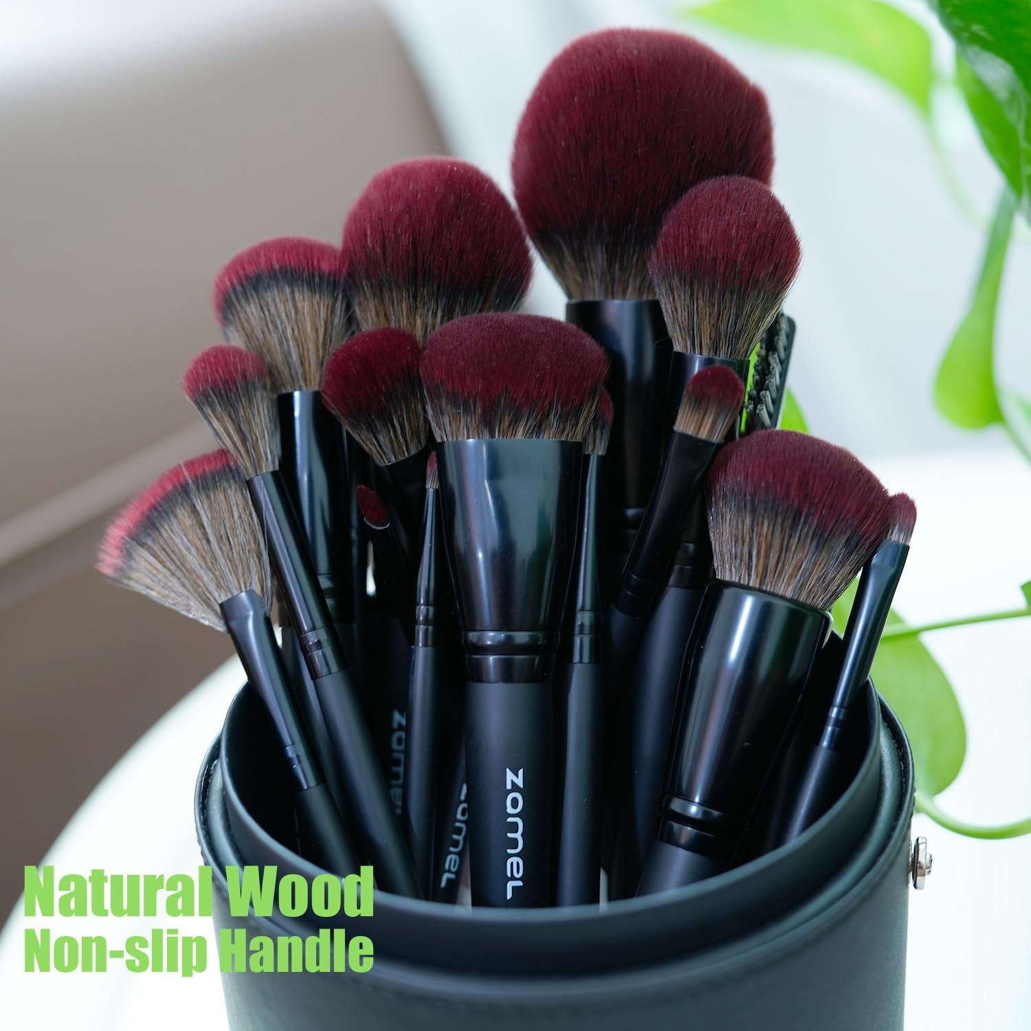 Amazon.com: ZAMEL 26Pcs Black labeled Makeup Brushes Set