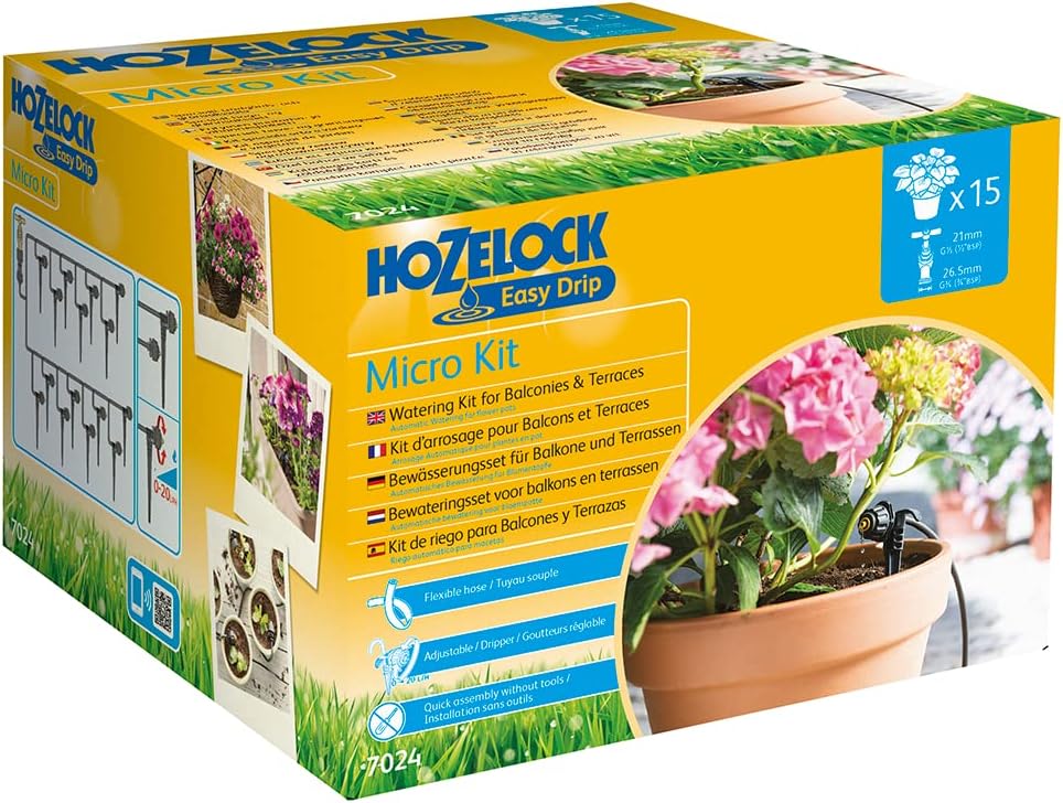 HOZELOCK Micro Irrigation Kit "Micro Kit" Ideal for Watering Potted