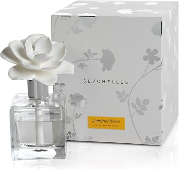 Zodax Grapefruit Flower Seychelles Porcelain Diffuser