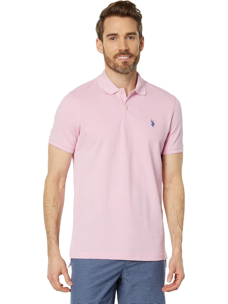 U.S. POLO ASSN. Slim Fit Pony Solid Pique Polo