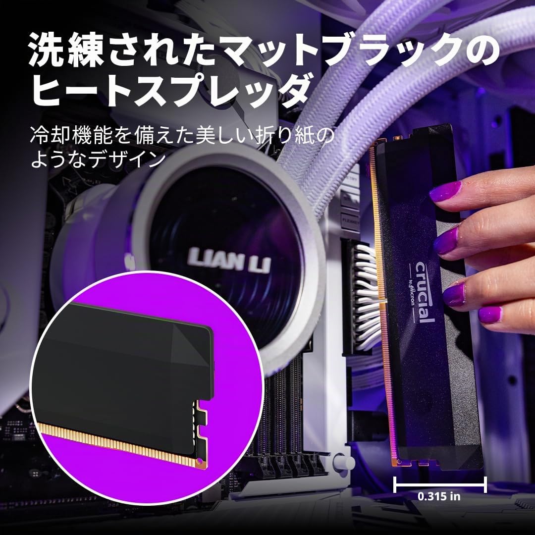 Amazon.com: Crucial Pro - Edición Overclocking - DDR5 - Módulo Amazon.com: Crucial Pro - Edición Overclocking - DDR5 - Módulo