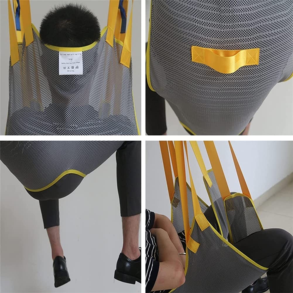 Grúa de paciente portátil Equipo Paciente Caminar forhonda de la banda de transferencia con altura ajustable para Bariátrico, Enfermería,Anciano, Discapacitado, Cuerpo Completo Y Postrado En Cama