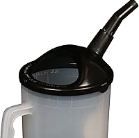 Vista 1 de WirthCo 94026 Funnel King - Contenedor de medición graduado resistente con boquilla negra, capacidad de 87 onzas