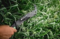 Vista 6 de Hooyman - Machete con construcción resistente, mango ergonómico antideslizante y funda para cinturón para jardinería, gestión de tierras, bushcraft