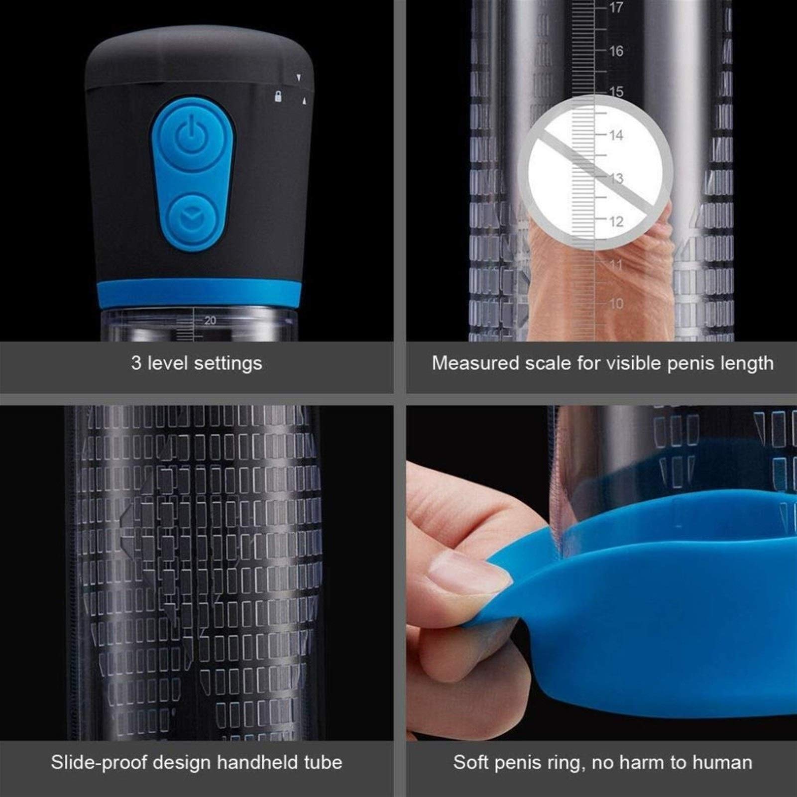 Pompa Penna Elettrica? S con 3X Regolabile Succhiare modalità Maschio Massage Kit Pénǐs Pûmp