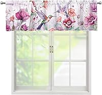 Vista 25 de ZFRXIGN Cortina de cenefa de cocina de caballo occidental para ventanas pequeñas, bolsillo azteca tribal cortinas opacas cortas para sala de estar