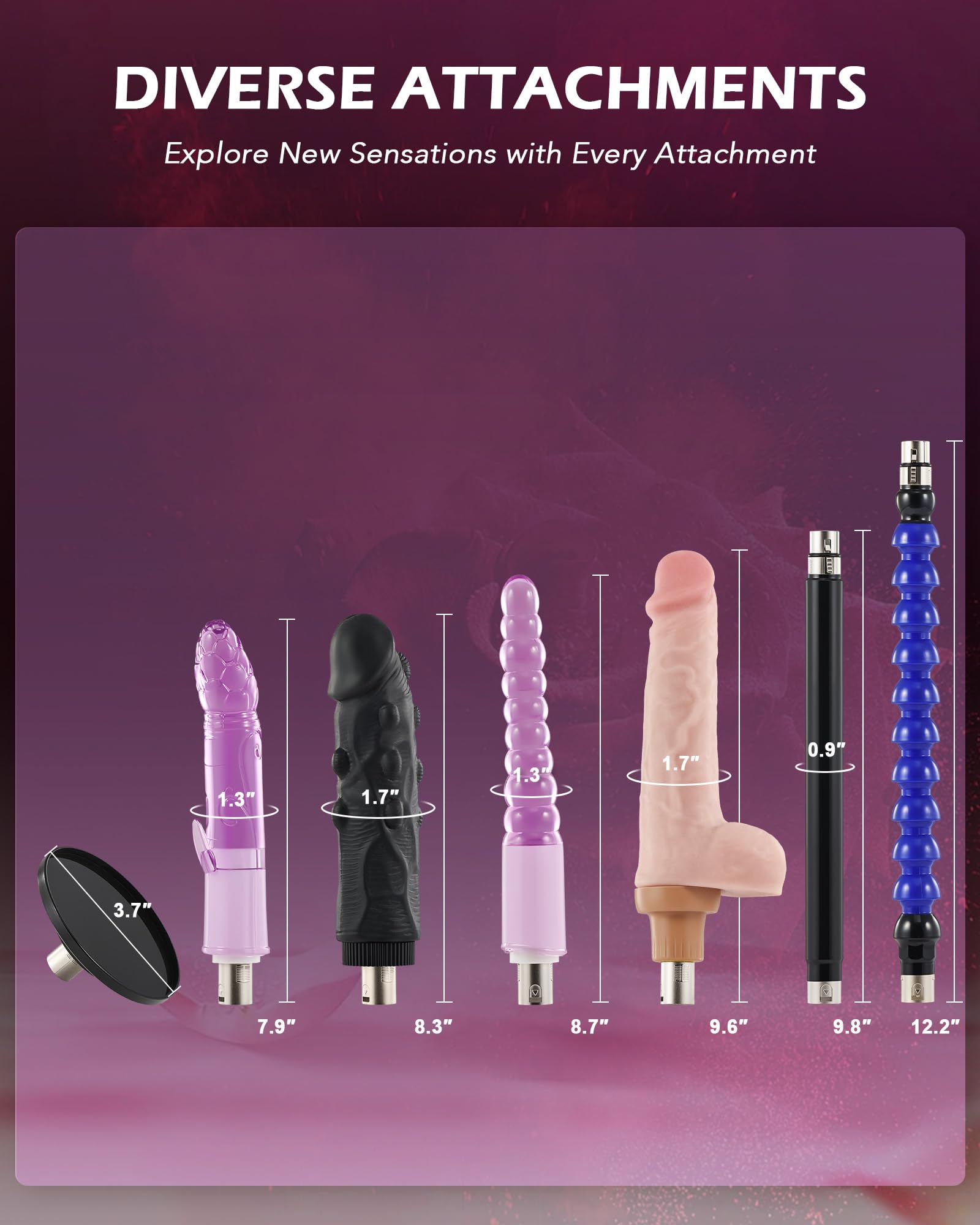 Amazon.com: Y-NOT Automatic Sex Machine, Thrusting Dildo Machine with  Suction Cup Extension Bar 4 Dildos for Women Men Couples, 180 Adjustable  Adult Sex Toy for Vaginal Anal Masturbation with 7 Attachments :