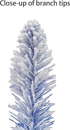 Miniatura 8 de Árbol de lápiz rosa preiluminado de 7.5 pies, 708 puntas, 300 luces incandescentes transparentes UL