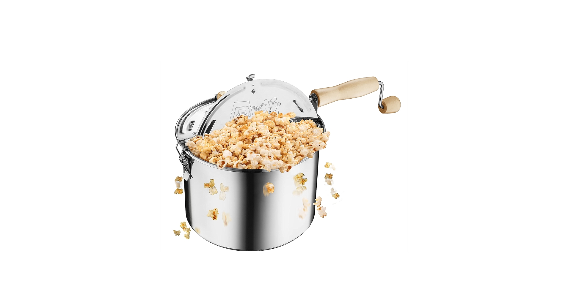 食器 Pop3 Amazon.com: 6251 Original Stainless Steel Stovetop Popcorn