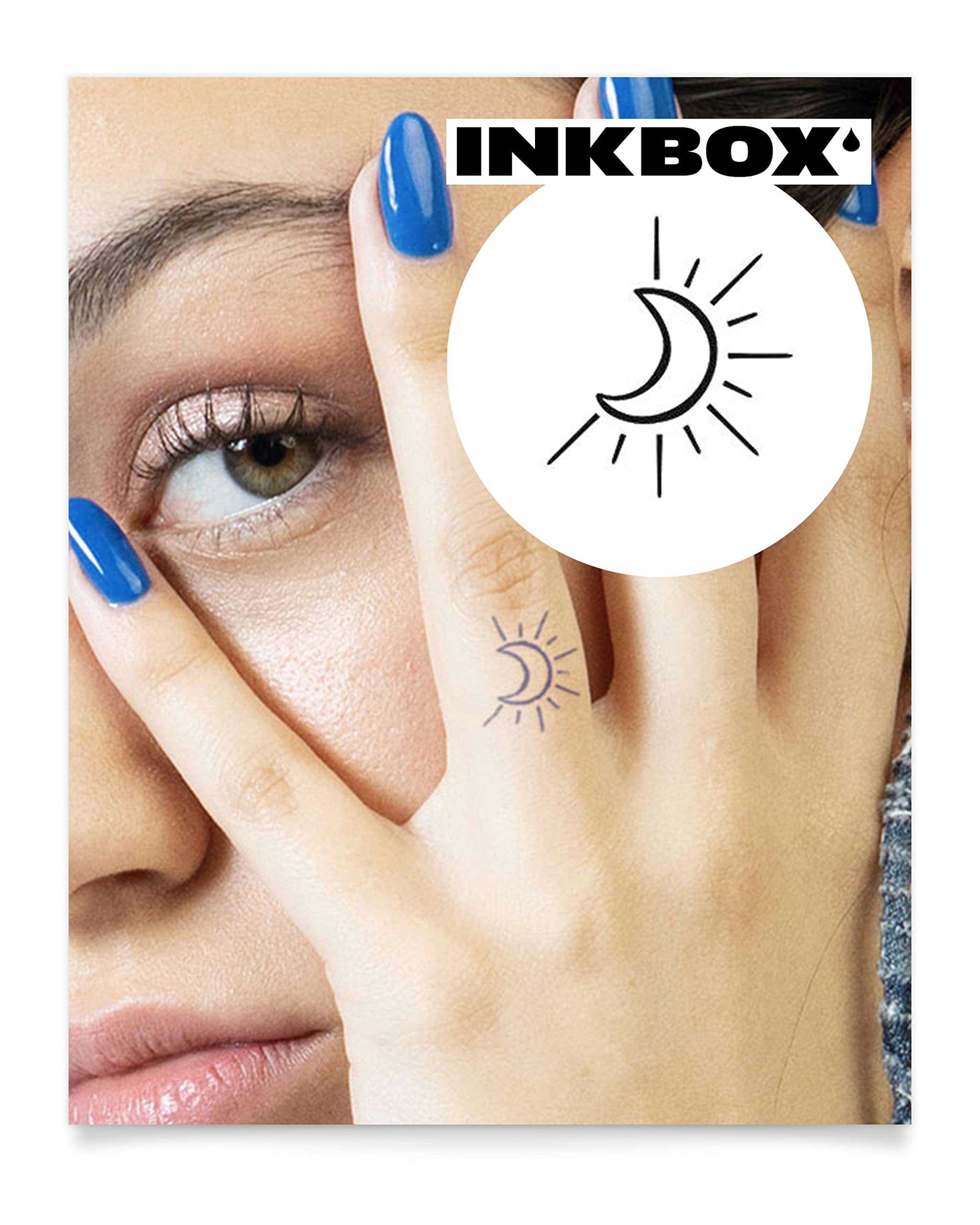 Inkbox Temporary Tattoos, Semi-Permanent Tattoo, One Premium Easy Long Lasting, Water-Resistant Temp Tattoo with For Now Ink - Lasts 1-2 Weeks, Paddin, 1 x 1 in