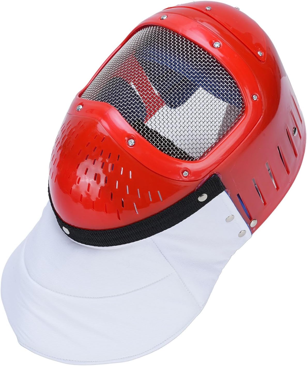 RiToEasysports Fencing Mask, Protective Epee Mask for Kids with Anti Piercing Fabric Lining and Mesh Design for Foil Sabre Training and Competition