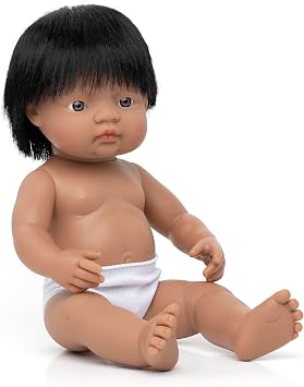 Miniland Doll 15 Hispanic Boy Polybag - Made in Spain, Anatomically Correct, Quality, Inclusion