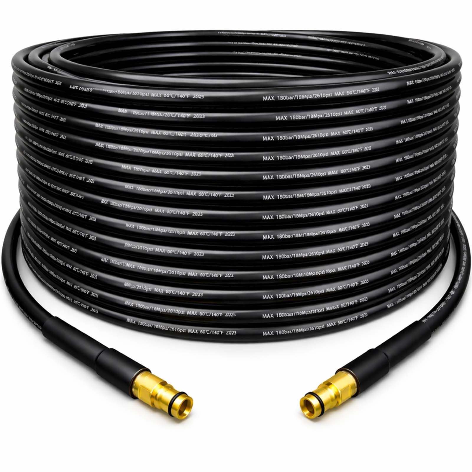 10M Pressure Washer Hose,MAX.60℃,Karcher Replacement Hose Extension,Power Jet Wash Hose for Karcher K Series K2 K3 K4 K5 K6 K7