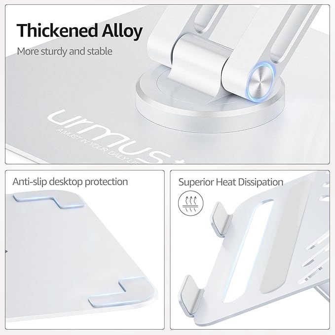 Soporte Giratorio para Portátil Urmust 360° Ajustable 10-17" miniatura 8