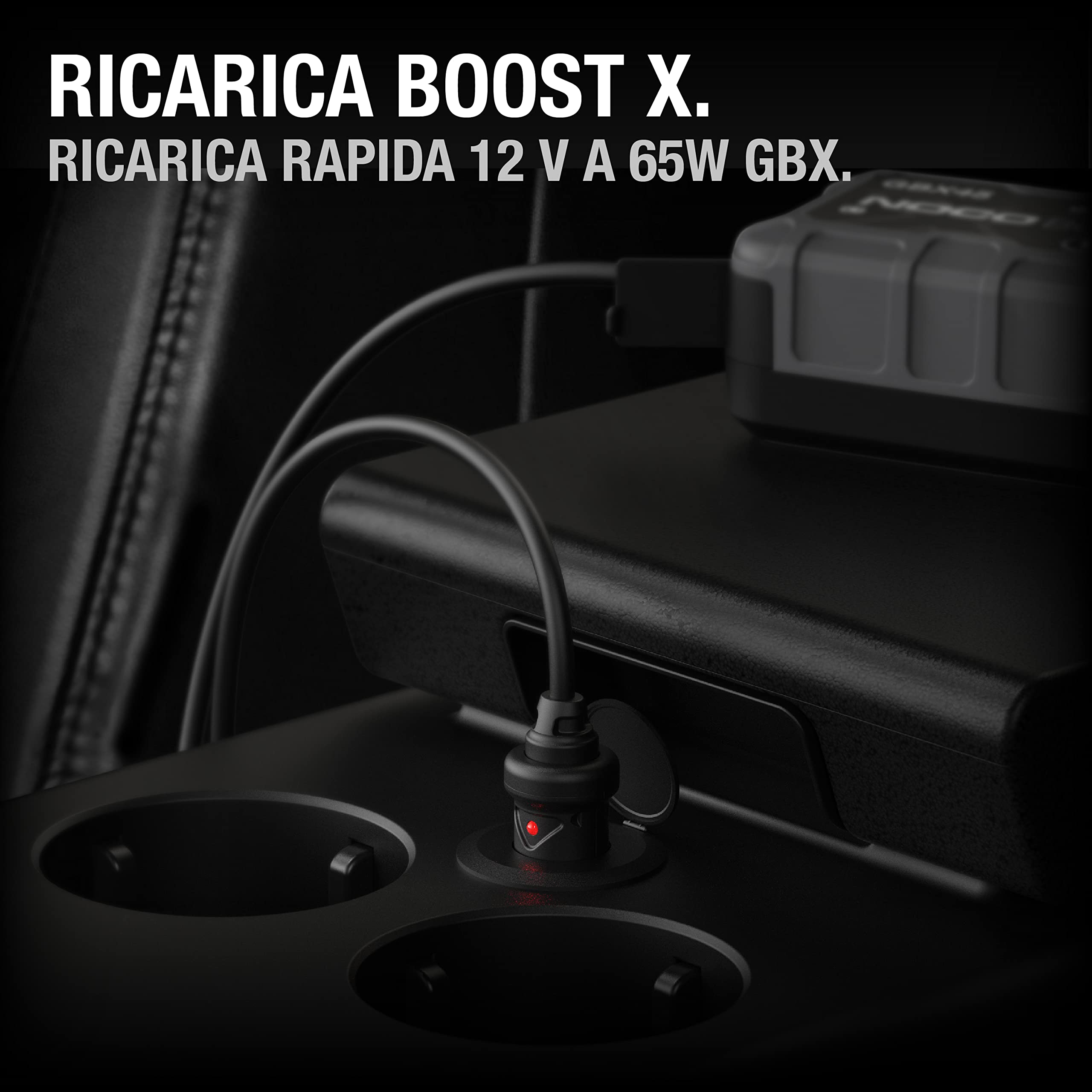 NOCO Boost X GBX155, Booster di Avviamento Auto UltraSafe da 4250A, Avviatore di Emergenza 12V & GBC011 Caricabatteria Auto 12V Boost X per Dispositivi di Avviamento di Emergenza al Litio
