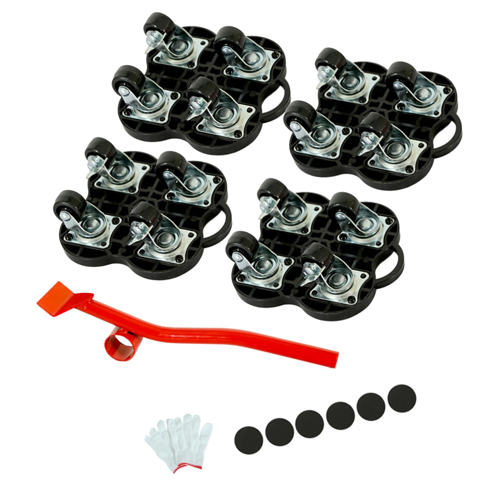 Furniture Mover Set Portable Furniture Mover Tool Labor Saving Transport Lifter Heavy Stuff Moving Wheel Roller Ergonomic Heavy Object Moving Equipment