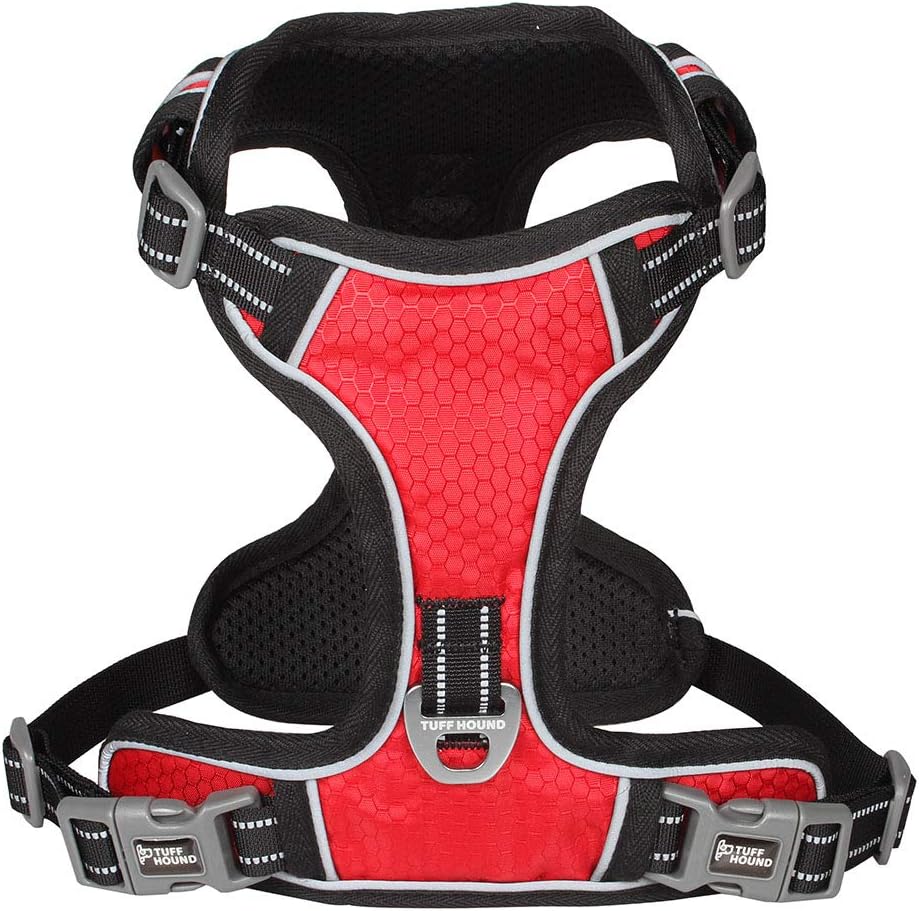 Cute Dog Harness Pet Soft Adjustable Vest Best Reflective Walking Harness Easy Control for Small Medium Large Dogs Yellow S