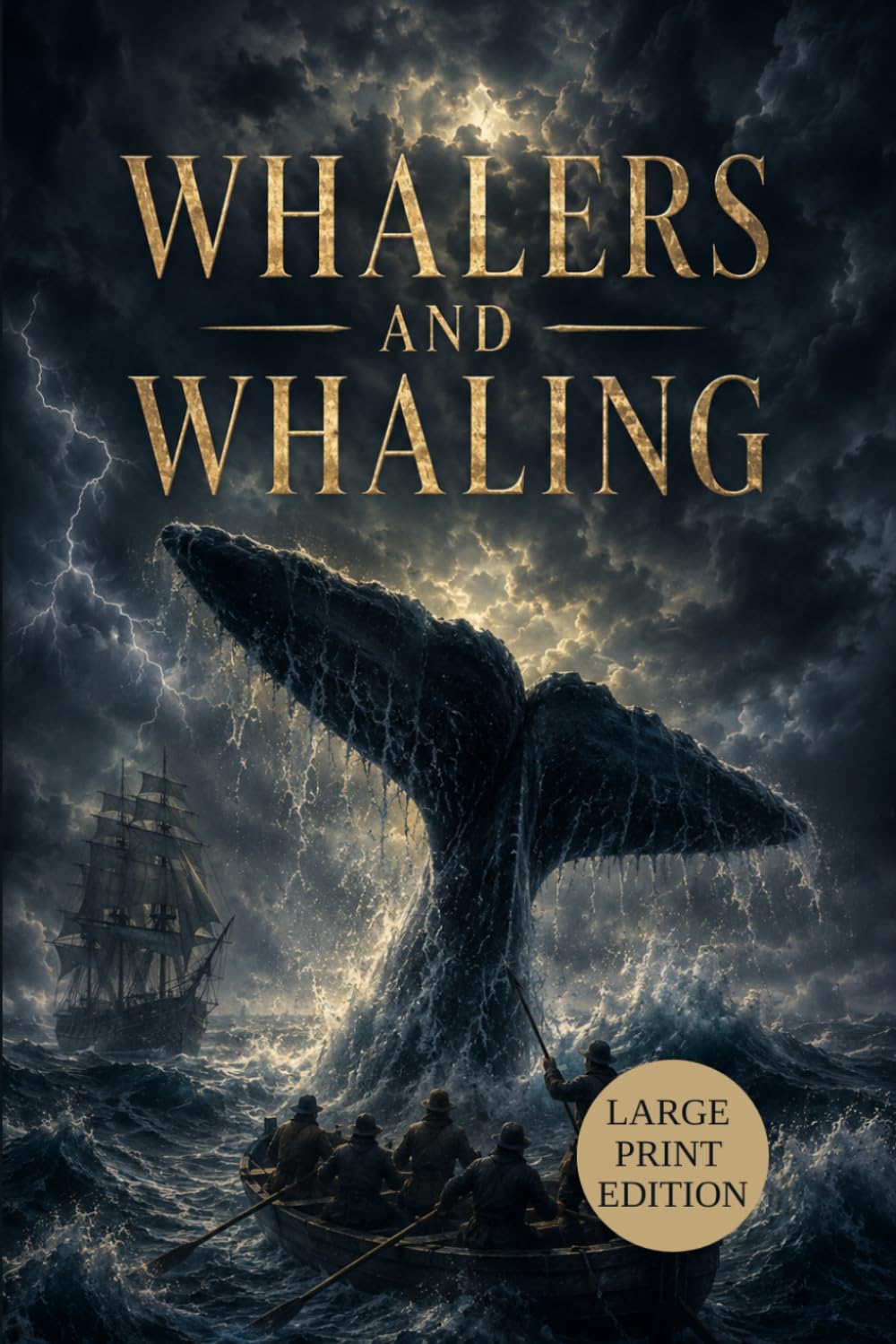 WHALERS AND WHALING (LARGE PRINT EDITION): A Classic Maritime History of Nineteenth-Century Whale Hunting, Ocean Exploration, Seafaring Adventures, and Historic Whaling Expeditions