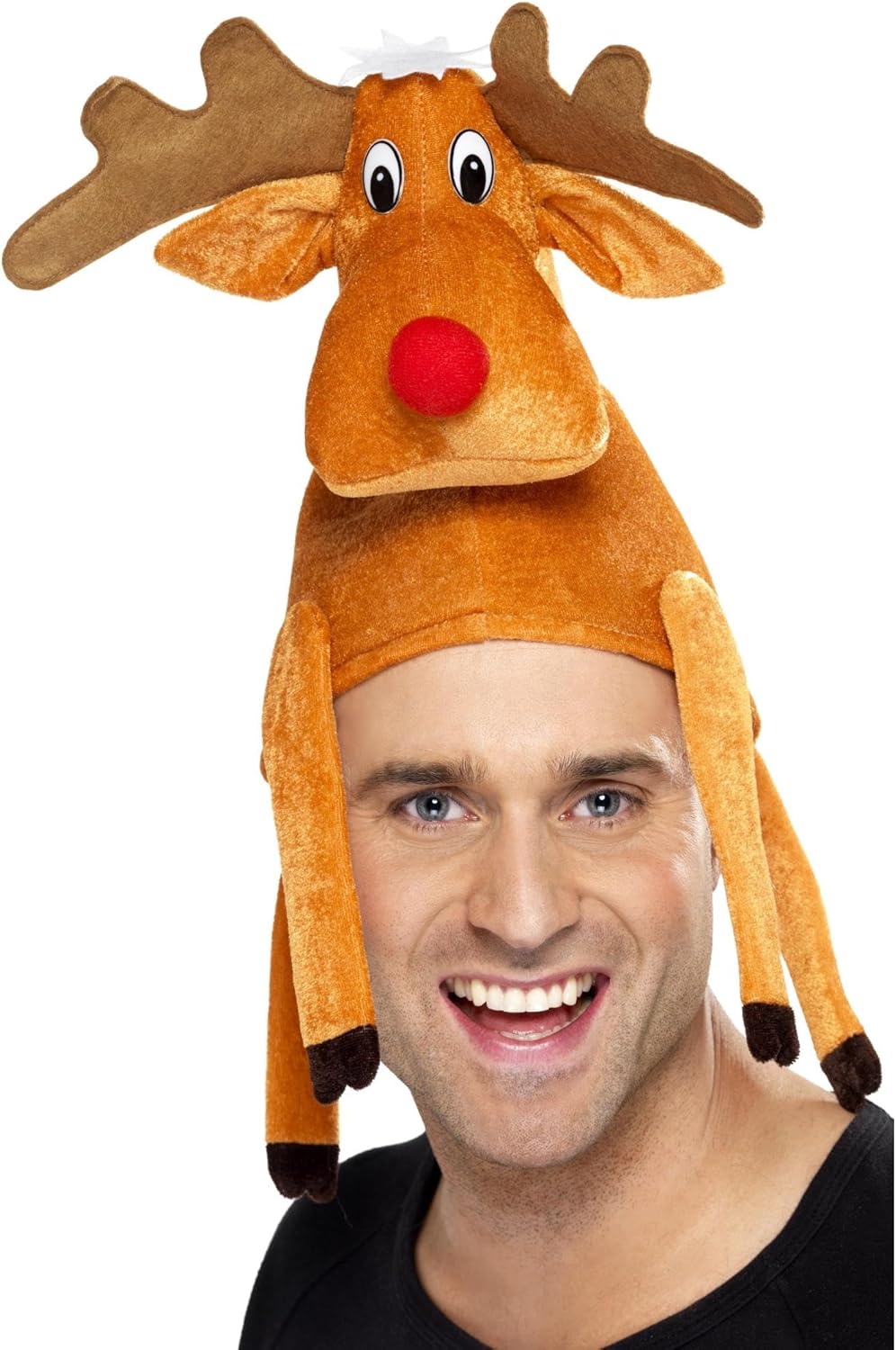 Gorro de Reno Rudolph Marrón Smiffys