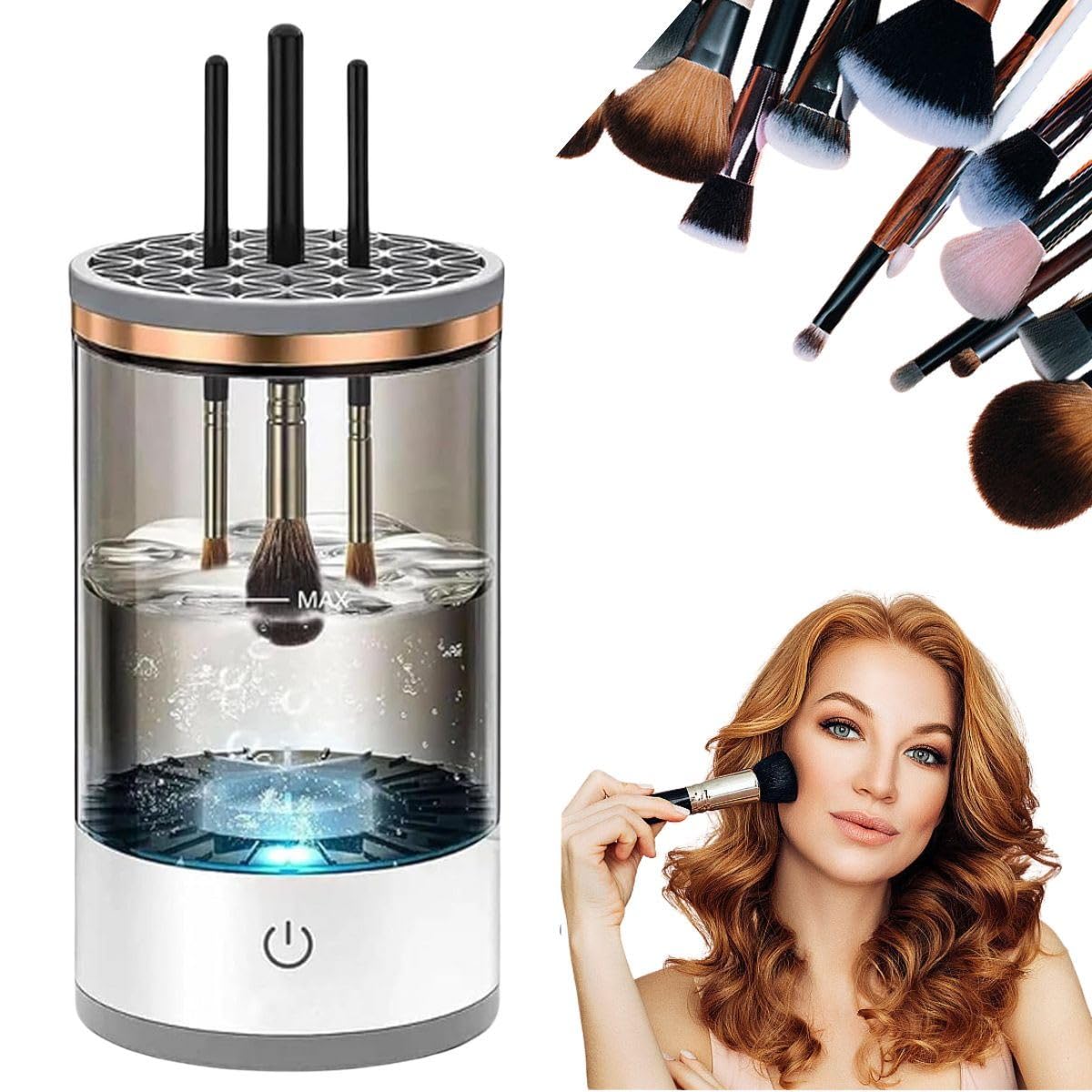 Lixom Makeup Brush Cleaner, Electric Makeup Brush Cleaner