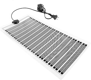 Reptile Heat Pad Under Tank Heating Mat, 110V 25W Reptile Tank Warmer Terrarium Heater Mat with Temperature Controller Leopard Gecko Heating Pad
