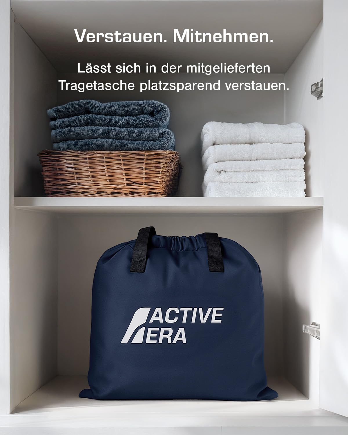 Active Era Luftbett 2 Personen 152×203×35.5 cm Luftmatratze Selbstaufblasend mit Elektro-Pumpe Flock-Oberfläche